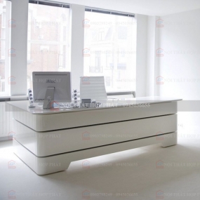 Bàn Làm Việc Cao Cấp Gỗ Thiết Kế BLVCCG006